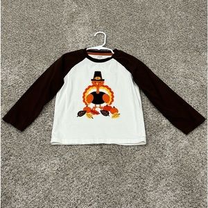 4T THANKSGIVING APPLIQUE LONGSLEEVED GYMBOREE SHIRT